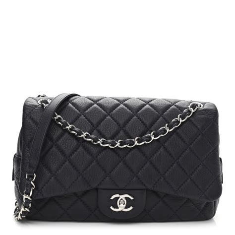 chanel classic flap deerskin|chanel fabric flap.